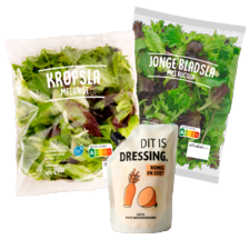 Slamixen zak à 100 gram
of Dit is dressing zoete dressing knijpzak à 220 ml